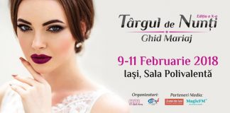 Targ de nunta: Ghid Mariaj 2018 / 9-11 Februarie, Sala Polivalenta Iasi Targ de nunta Ghid Mariaj