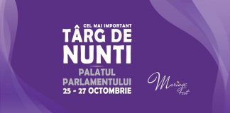 Targ de nunta: Mariage Fest / 25-27 Octombrie, Palatul Parlamentului, Bucuresti Targ de nunti Mariage Fest - Octombrie 2020
