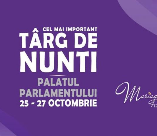 Targ de nunta: Mariage Fest / 25-27 Octombrie, Palatul Parlamentului, Bucuresti Targ de nunti Mariage Fest - Octombrie 2020