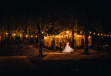 Cum să folosești ghirlande de luminițe pentru nuntă