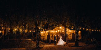 Cum să folosești ghirlande de luminițe pentru nuntă