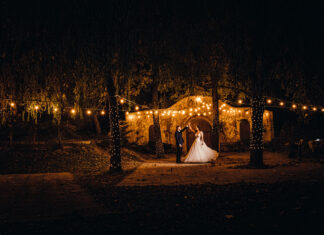 Cum să folosești ghirlande de luminițe pentru nuntă